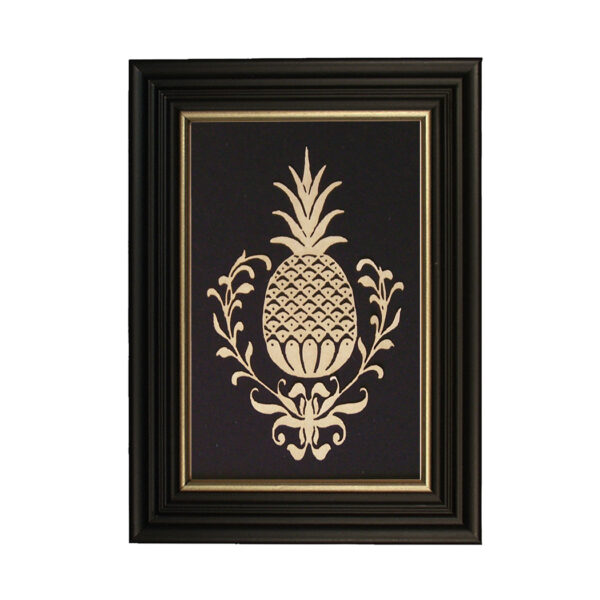 Scherenschnittes Botanical/Zoological Pineapple Delight Early American Reproduction Scherenschnitte Paper Cutting