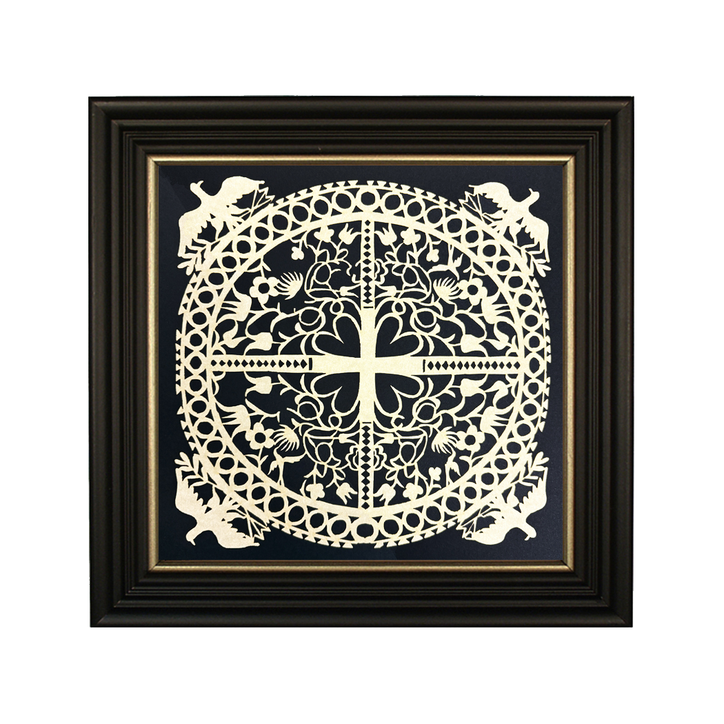 Scherenschnittes Animals Framed Hearts and Eagles Scherenschnit ...
