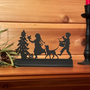 Christmas Decor Children 7″ Deck the Tree Standing Wooden ...