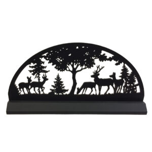 Wooden Silhouettes Animals 11″ Standing Day in the Forest W ...