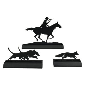Wooden Silhouettes Equestrian Full Cry Standing Wood Silhouette Eque ...