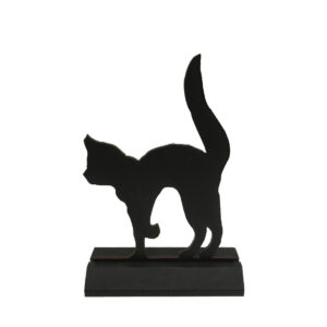 Halloween Decor Cats Standing Wooden “Black Cat&#8221 ...