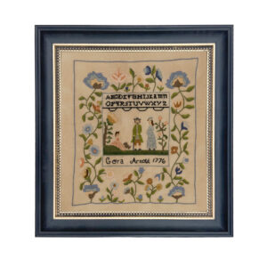Sampler Prints Early American Cora Arnold Antiqued Embroidery Needle ...