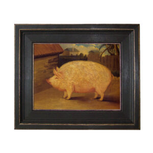 Farm/Pastoral Animals Prize Sow Pig (c. 1840) Framed Oil Pai ...