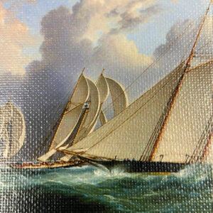 Nautical Nautical HMS Orion Oil Painting Print Reproduct ...