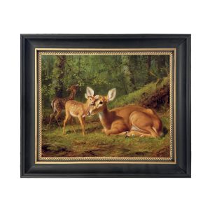 Cabin/Lodge Lodge Doe and Twin Fawns by Tait ...