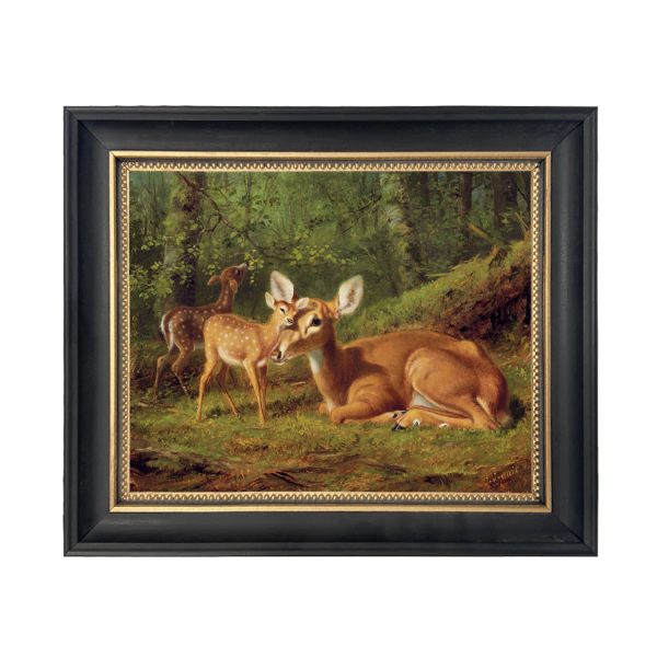 Cabin/Lodge Lodge Doe and Twin Fawns by Tait