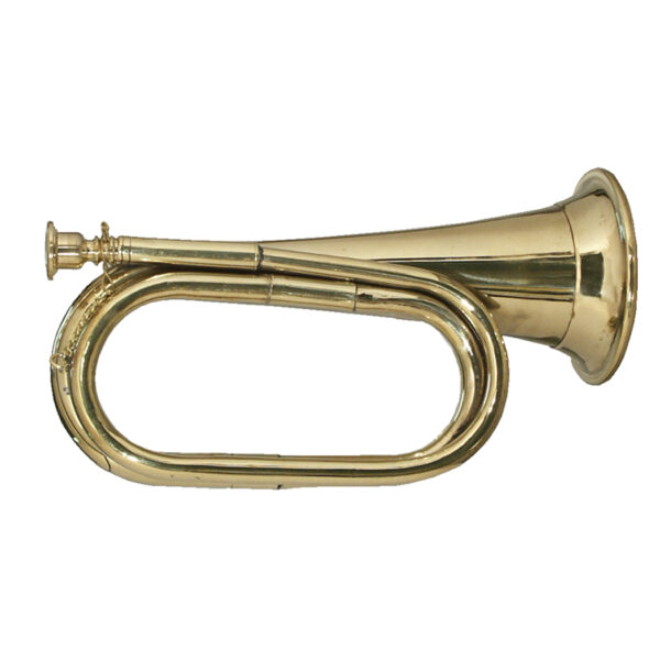 Home Decor Civil War 11″ Brass Cavalry Bugle- Antique Reproduction