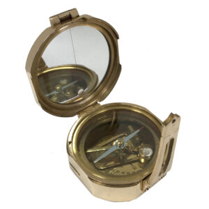 Compasses Nautical 3″ Solid Polished Brass Brunton- ...