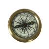 Compasses Nautical 2-1/4″ Solid Polished Brass Pocket Compass with Screw-On Lid Antique Reproduction