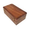 Nautical Decor & Souvenirs Nautical Old World Maritime Navigation Replica Set with Travel Telescope –  Compass –  Magnifying Glass in 6-1/2″ Rosewood Storage Box – Antique Reproduction