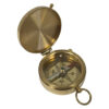 Nautical Instruments Nautical 2″ Solid Polished Brass Pocket Compass with Flip-Top Lid Antique Reproduction