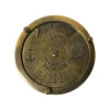 Nautical Instruments Nautical 2-1/4 Antiqued Solid Brass Compass Reproduction With 100-Year Calendar