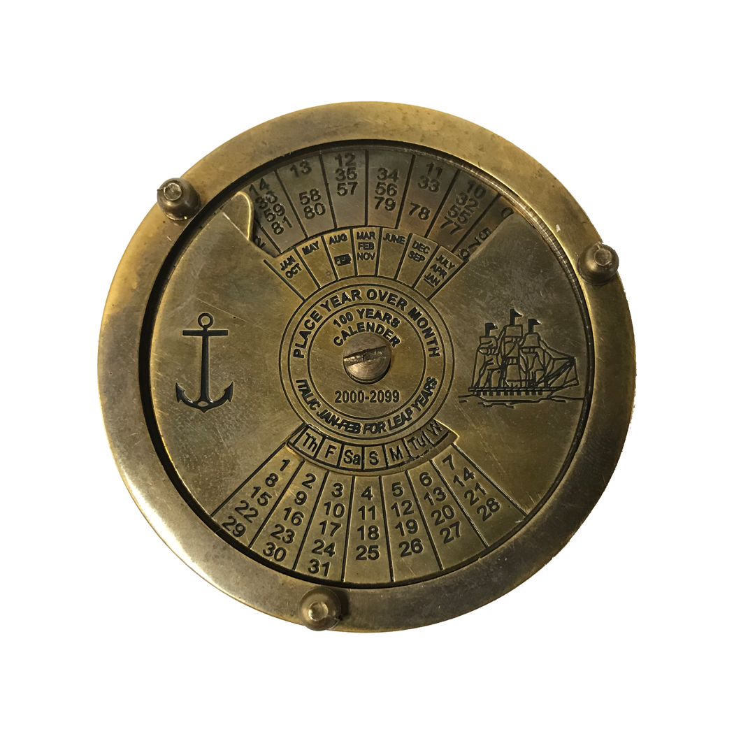 Large English nautical magnetic compass in brass and glass early 1900s For  Sale at 1stDibs