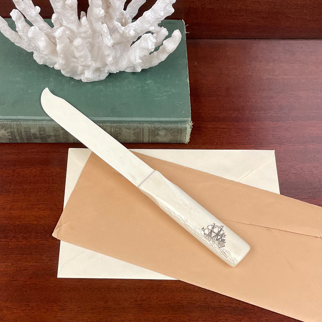 Letter Openers/Magnifiers Pirate 9″ Engraved Pirate Ship Vintage Scrimshaw Ox Bone Letter Opener Antique Reproduction Letter Openers/Magnifiers Pirate 9″ Engraved Pirate Ship Vintage Scrimshaw Ox Bone Letter Opener Antique Reproduction
