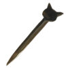 Letter Openers Equestrian 6-1/4″ Solid Brass Fox Head Letter Opener- Antique Vintage Style