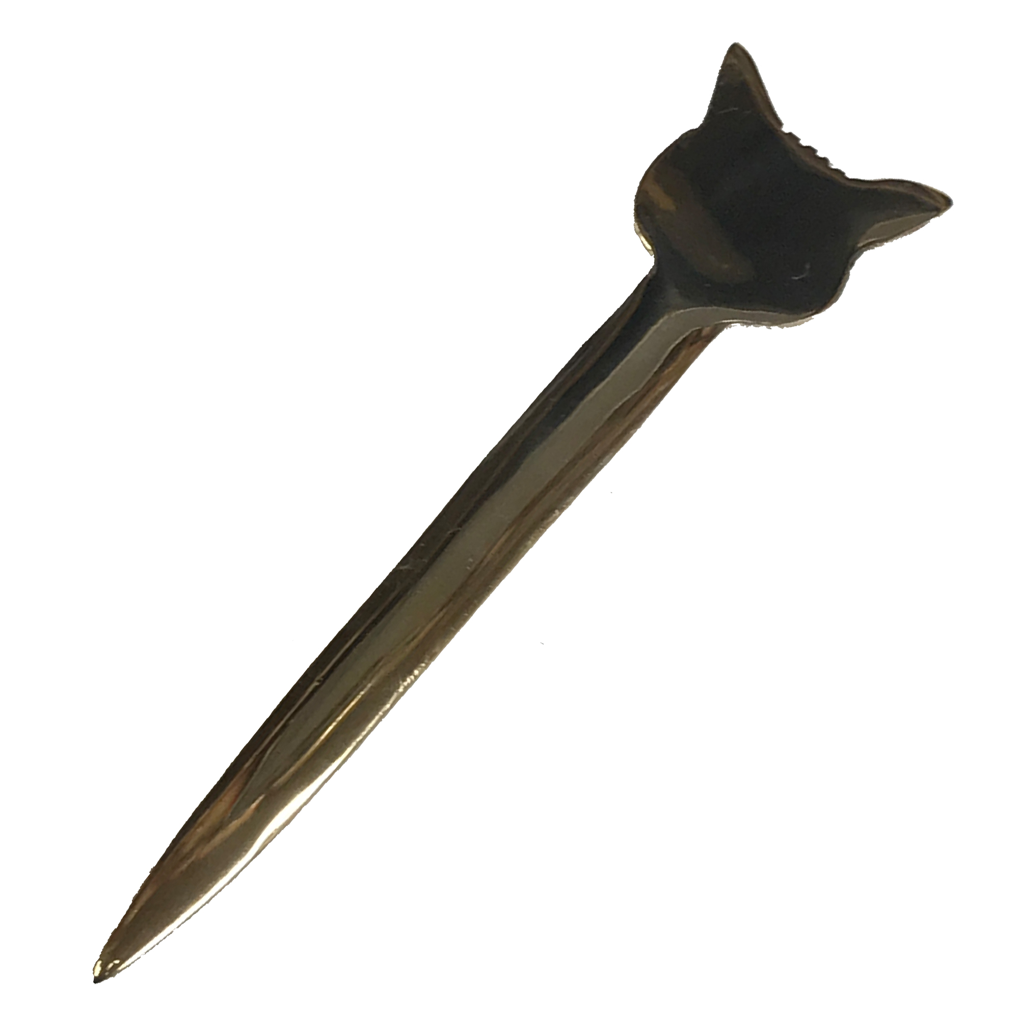 6 Inches Long Madison Bay Company Polished Brass Fox Letter Opener 