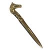 Vintage Antique Style Brass Horse Head letter opener #472LT