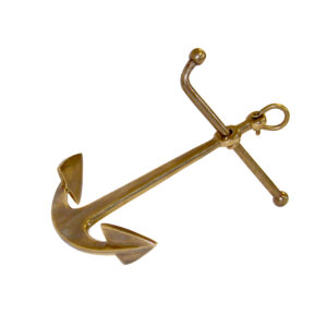 Nautical Decor & Souvenirs Nautical 9″ Antiqued Brass Anchor Tableto ...