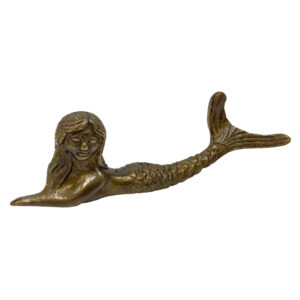 Nautical Decor & Souvenirs Nautical 5″ Brass Mermaid Paperweight- An ...