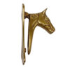 Decor Equestrian 6″ Antiqued Brass Horse Head Door Knocker – Antique Vintage Style