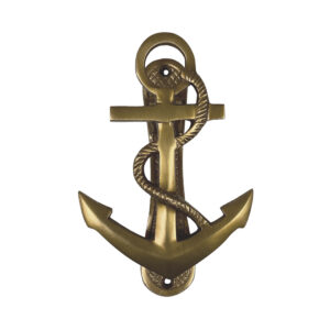 Nautical Decor & Souvenirs Nautical 6-1/2″ Antiqued Brass Anchor Doo ...