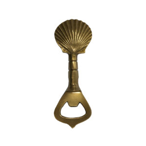 Nautical Decor & Souvenirs Nautical 4-1/4″ Antiqued Brass Sea Shell Bottle Opener