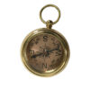 Nautical Instruments Nautical 1-5/8″ Solid Polished Brass Pocket Compass Antique Reproduction