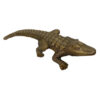 Nautical Decor & Souvenirs Animals 5″ Antiqued Brass Alligator Paperweight – Antique Vintage Style