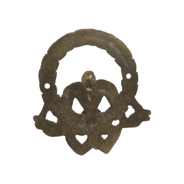 Decor Early American 3-3/4″ Antiqued Brass Wreath Wall Hook – Antique Vintage Style