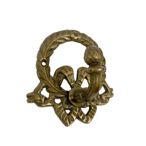 Decor Early American 3-3/4″ Antiqued Brass Wreath Wal ...