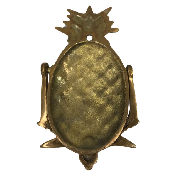 Decor Early American 5-1/2″ Antiqued Brass Pineapple Door Knocker- Antique Vintage Style
