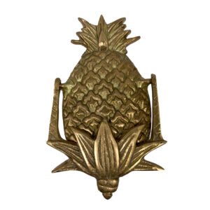 Decor Early American 5-1/2″ Antiqued Brass Pineapple  ...