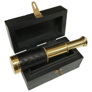 Nautical Decor & Souvenirs Nautical Brass Telescope with Compass Rose Engr ...