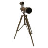 Nautical Instruments Nautical 9-1/2″ Table Top Solid Brass Telescope on Adjustable Tripod Stand – Antique Reproduction