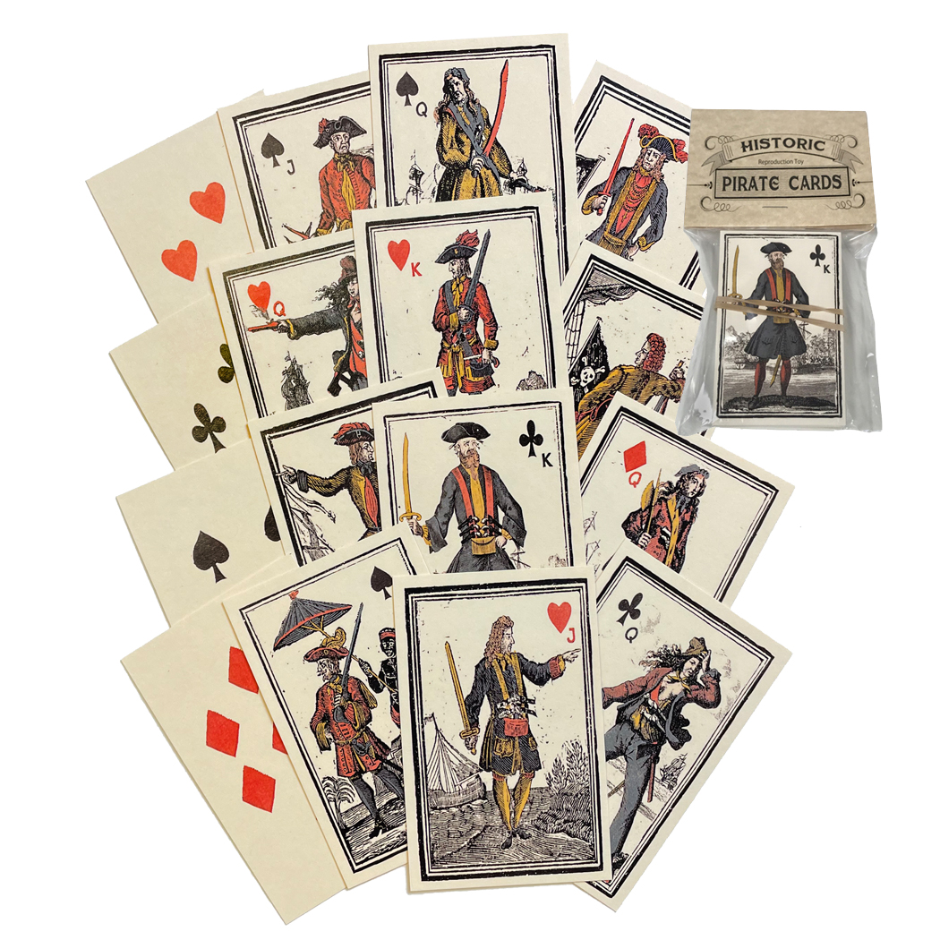 Toys & Games Pirate Pirate-Themed Playing Cards- Antique R ...