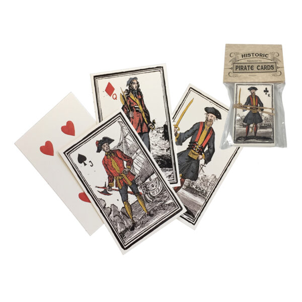 Games Pirate Pirate-Themed Playing Cards- Antique Reproduction