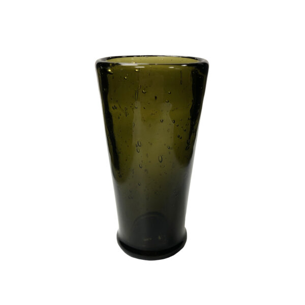 Glassware Early American 5″ Hand-Blown Green Tavern 6-oz. Water Glass- Antique Vintage Style