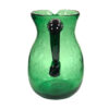 Decanters and Pitchers Early American 9-1/4″ Hand-Blown Green Thick Glass 85-oz. Beverage Pitcher- Antique Vintage Style