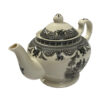 Tea Sets Teaware 9-1/4″ Equestrian Transferware Porcelain Teapot – Antique Reproduction