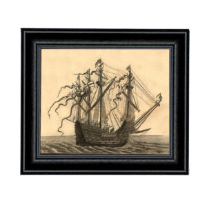 Nautical Nautical 1520 English Ship 4-1/2″ x 5-1/2 ...