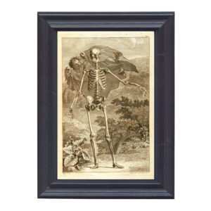 Halloween Halloween Skeleton and Angel 5-1/2 x 8″ Pr ...