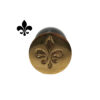 Ink and Wax Writing Fleur de Lis  and  Leaf Wax Sealing Stamp Set with Sealing Wax