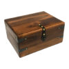 Writing Boxes & Travel Trunks Writing 11″ Distressed Wood Colonial Writing Chest Reproduction with Removable Tray