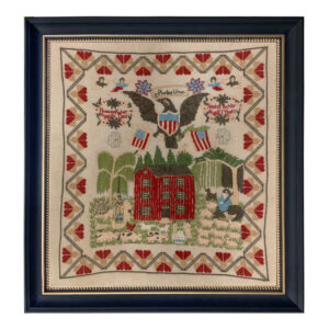 Sampler Prints Early American Rachael Kohler Antiqued Embroidery Nee ...