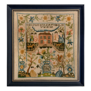 Sampler Prints Early American Megan Ann 1770 Antique Embroidery Need ...