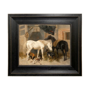 Equestrian/Fox Equestrian Horses –  Goat and Chickens in B ...