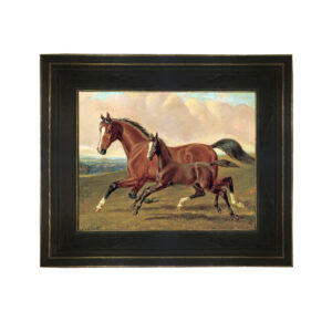 Equestrian/Fox Equestrian Elder Mare and Foal by John Herring Fr ...