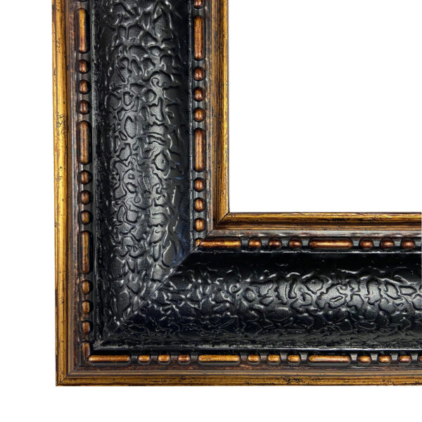 Painting Prints on Canvas Animals The Countess of Effingham by George Haugh Framed Oil Painting Print on Canvas in Leather-Look Black and Antiqued Gold Frame