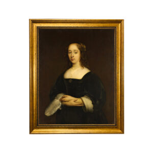 Painting Prints on Canvas Oil painting print Portrait of a Woman by Cornelis Jonson ...